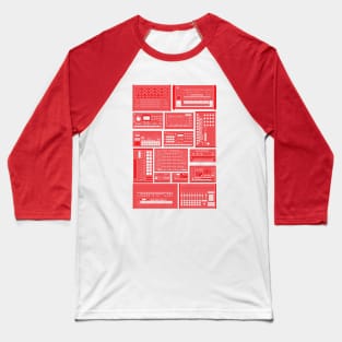 Drum Machine for Electronic Musician Baseball T-Shirt